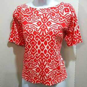 JonesNewYork Signature Lg top pullover short sleev